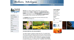 Desktop Screenshot of bellairemichigan.com